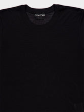Tom Ford Black Silk Rib Jersey T-Shirt