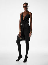 Tom Ford Black Jersey Halterneck Tank Top