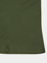 Tom Ford Dark Pine Ribbed Silk Tank Top