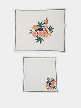 Les Ottomans Embroidered Placemat and Napkin Set