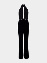 Tom Ford Black Stretch Velvet Jumpsuit