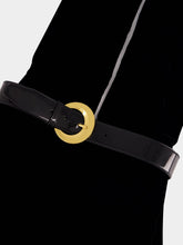 Tom Ford Black Stretch Velvet Jumpsuit