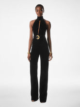 Tom Ford Black Stretch Velvet Jumpsuit