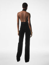 Tom Ford Black Stretch Velvet Jumpsuit