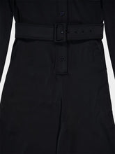 Black Satin Stretch Jersey Jumpsuit | PDP - Fashion Clinic