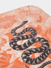Les Ottomans Red Snake Decorative Tray