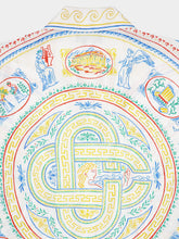 Crayon Vase Silk Twill Cuban Collar Shirt | PDP - Fashion Clinic