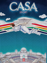 Casablanca La Déesse Du Stade Silk Satin Shirt