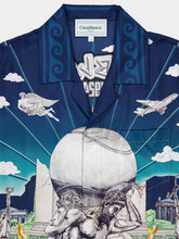 Casablanca Le Temple Du Sport Silk Twill Shirt