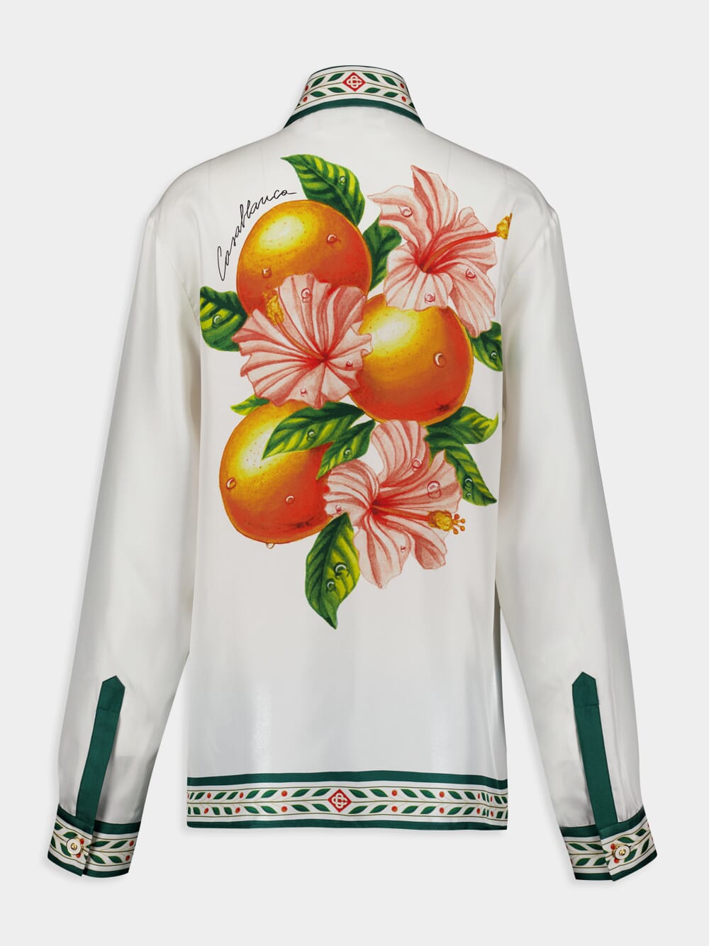 Citrus Blossom Silk Shirt