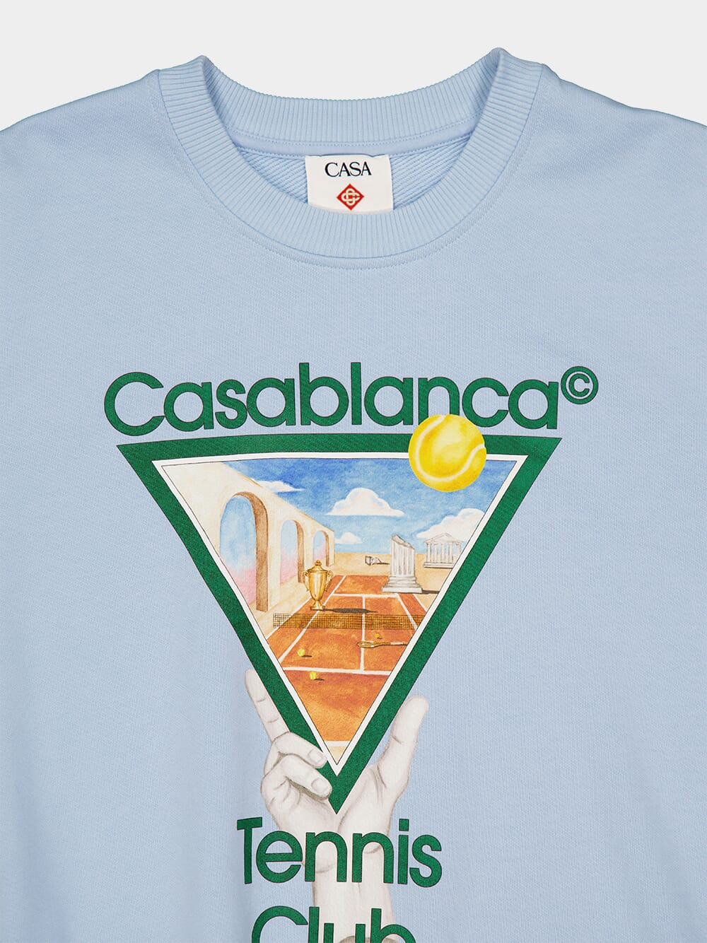 Light Blue Metaphysical Tennis Icon Sweatshirt