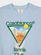 Casablanca Light Blue Metaphysical Tennis Icon Sweatshirt