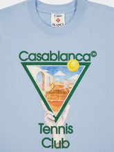 Casablanca Blue Metaphysical Tennis Icon T-Shirt