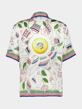 Casablanca Le Vase Brisé Silk Short Sleeve Shirt