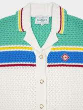 Casablanca Crochet Tennis Shirt
