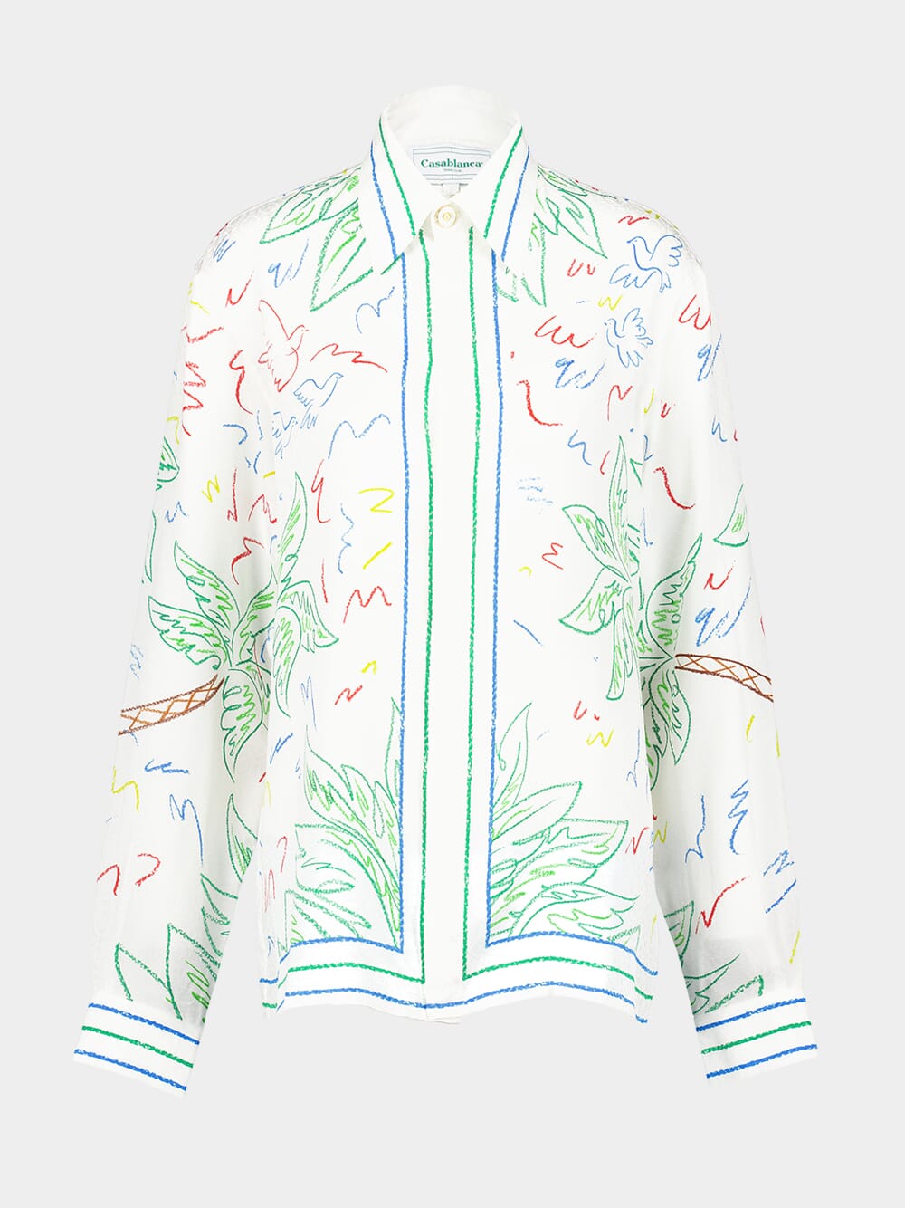 Crayon Tennis Club Silk Shirt