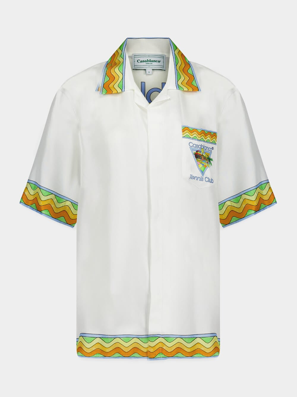 Afro Cubism Tennis Silk Shirt