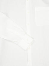 Prada White Loose Fit Linen Shirt