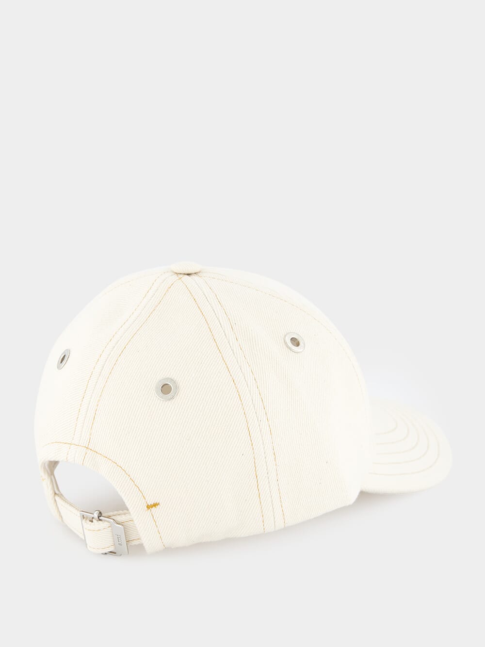 Cream Logo Embroidered Cap