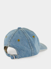 Ami Paris Used Blue Denim Ami de Coeur Cap