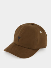 Ami Paris Chocolate Brown Ami de Coeur Cotton Cap