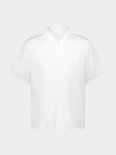 Prada White Cotton Short-Sleeve Shirt