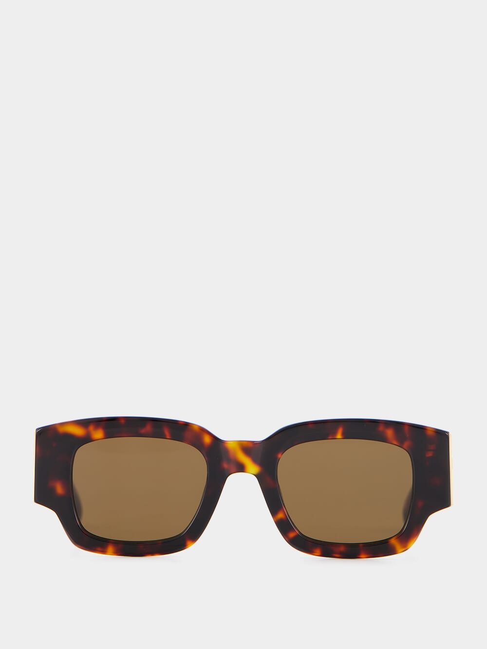 Tortoise Shell Square-Frame Sunglasses