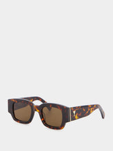 Ami Paris Tortoise Shell Square-Frame Sunglasses
