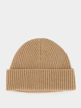 Ami Paris Camel Felted Merino Wool Beanie