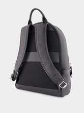 Santoni Black Tumbled Leather Backpack