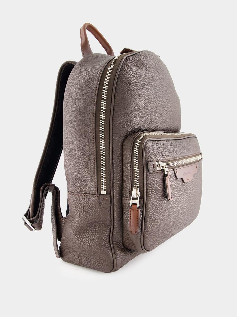 Brown Leather Backpack