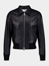 Ami Paris Zipped Leather Jacket