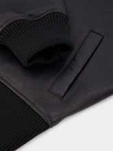 Ami Paris Zipped Leather Jacket