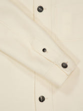 Ami Paris Ivory Boiled Wool Buttoned Jacket