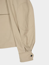 Ami Paris White Coffee Cotton Worker Jacket