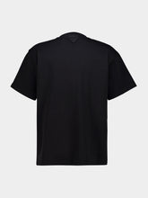 Prada Black Cotton Crew Neck T-Shirt
