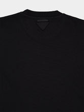 Prada Black Cotton Crew Neck T-Shirt