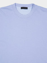 Prada Sky Blue Cotton Crewneck T-Shirt