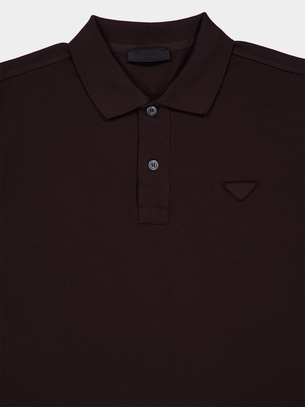 Brown Piqué Polo Shirt