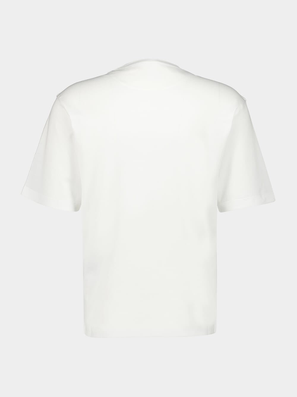 White Classic Fit Cotton T-Shirt