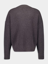 Ami Paris Dark Grey Coeur Cardigan