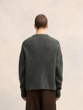 Ami Paris Dark Grey Coeur Cardigan