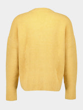 Ami Paris Mustard Alpaca Knit Cardigan
