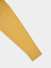 Ami Paris Mustard Alpaca Knit Cardigan