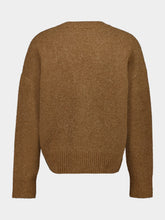 Ami Paris Hazelnut Ami De Coeur Cardigan