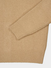 Ami Paris Beige Ami de Coeur Alpaca Cardigan