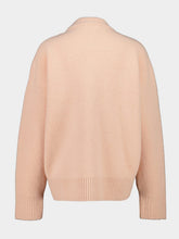 Ami Paris Powder Pink Alpaca Ami De Coeur Cardigan