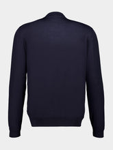 Prada Navy Wool Crew-Neck Sweater