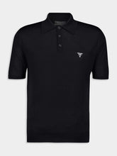Prada Superfine Wool Logo Polo