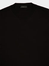 Prada Black Silk Crew-Neck Sweater